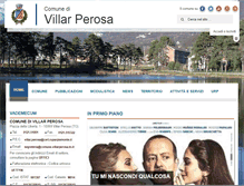 Tablet Screenshot of comune.villarperosa.to.it